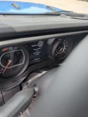 2024 Jeep Wrangler 4-Door Sahara 4x4 - Interior Dashboard With Vehicle Running Image